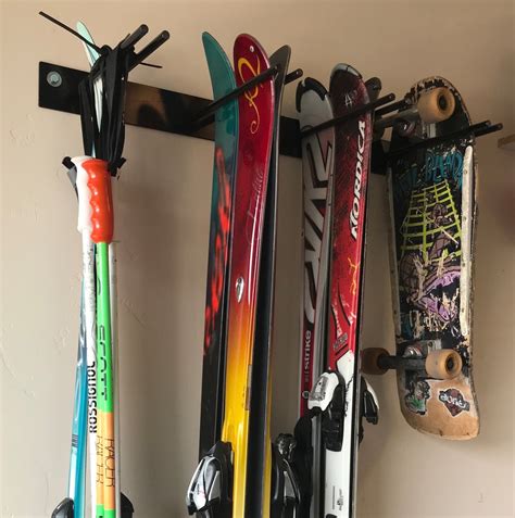 Home Utility Ski Rack - StoreYourBoard.com