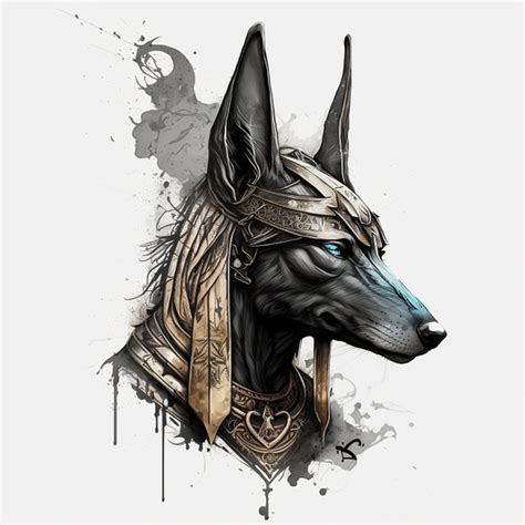 Anubis Tattoo Designs