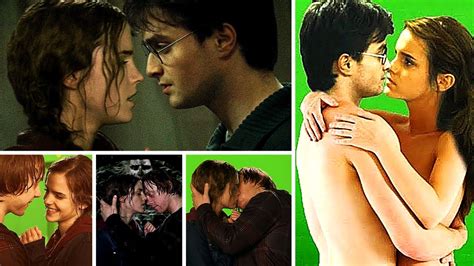 Harry Potter Kissing Scenes Behind the Scenes - YouTube