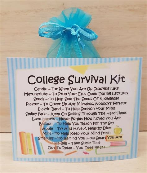 College Survival Kit - A Unique Fun Novelty Gift & Keepsake ! - Other ...