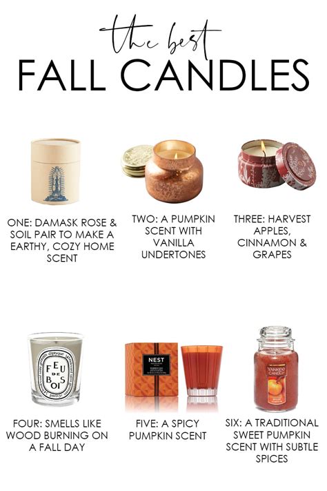 The Best Fall Candles - Life On Virginia Street