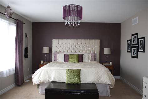 purple accent wall master bedroom - IsabelleBoswellrhyta