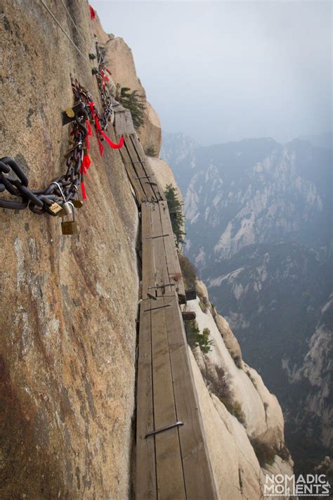 Huashan Plank Walk - The World's Most Dangerous Hike - Nomadic Moments