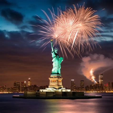 Stunning Fireworks Display In Any Cities Midjourney Prompt | PromptBase