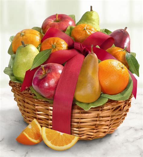 Harvest Comforts Fresh Fruit Gift Basket | 1800Baskets.com