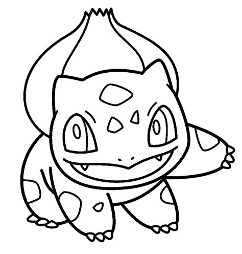 Pokemon Bulbasaur Coloring Page - Free Printable Coloring Pages