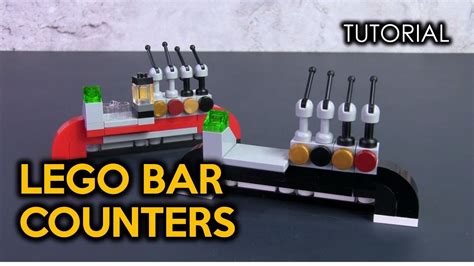 How to Build a Modern LEGO Bar Counter - YouTube