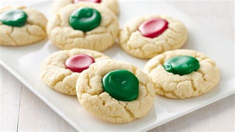 3-Ingredient Holiday Thumbprints | Recipe | Christmas cookies easy ...