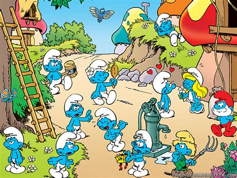 🔥 Free download The Smurfs village 1152x864 The Smurfs village ...