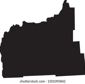 Garfield County Map Montana State Stock Vector (Royalty Free ...