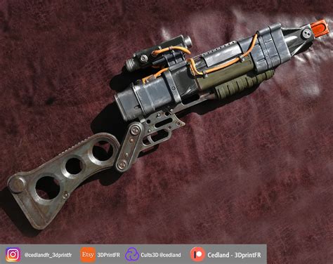 Fallout Laser Rifle Replica 1:1 Fan Art Prop - Etsy UK