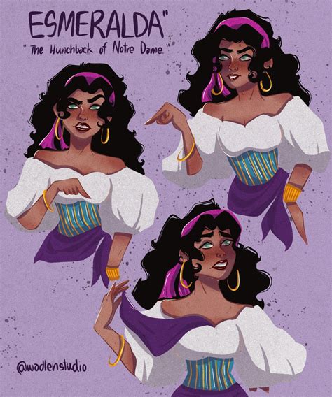 Esmeralda from The hunchback of Notre Dame.