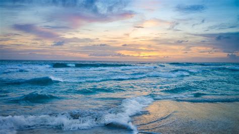 Ocean Waves at Sunset, HD Nature, 4k Wallpapers, Images, Backgrounds ...