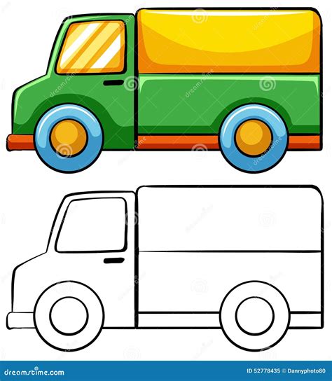 Delivery Truck Stock Vector - Image: 52778435