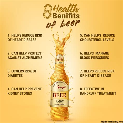 5 Incredible Health Benefits of Beer, You must to know - My Health Only