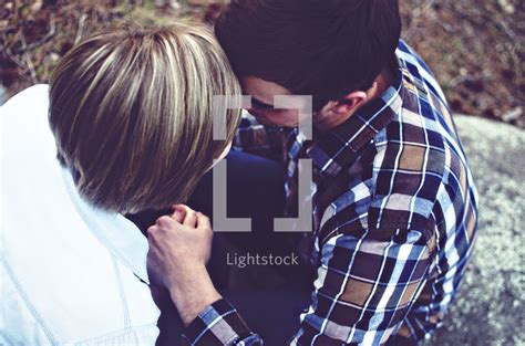 A couple praying together — Photo — Lightstock