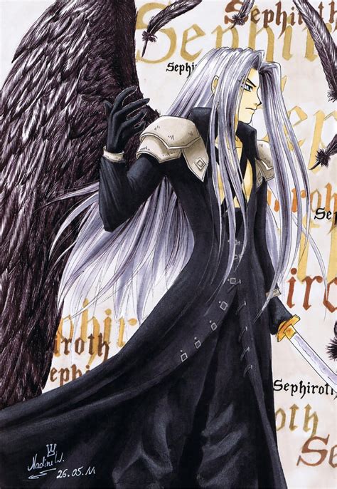 Sephiroth - one winged angel by Black-Orochimaru on DeviantArt