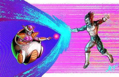 Frieza VS Vegeta fanart by me [@jkroeg1] : r/dbz