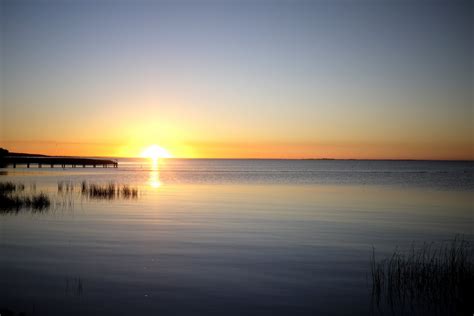 little-scale: Lake Albert Sunset