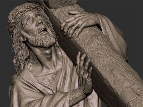 Jesus Carrying The Cross Statue