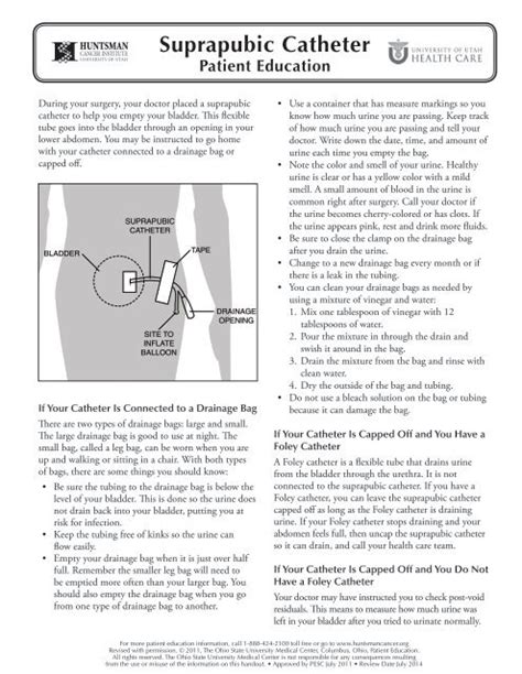 Suprapubic Catheter