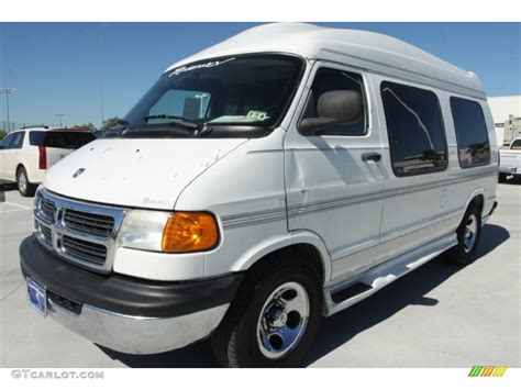 2003 Bright White Dodge Ram Van 1500 Passenger Conversion #86530834 ...