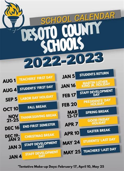 School calendar approved for 2022-23 | DeSoto County News