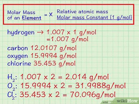 3 Ways to Calculate Molar Mass - wikiHow