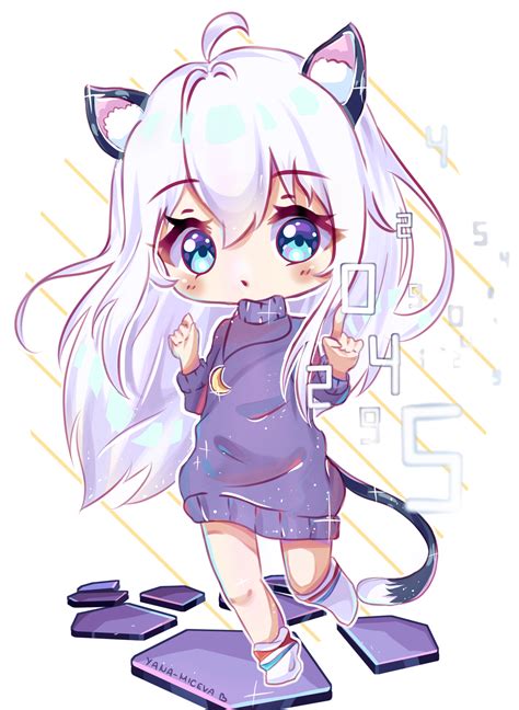 AT | Kuuhaku by Hyoko-Cchi | Dibujos kawaii, Dibujos kawaii tiernos ...