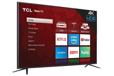 TCL 75" Class 4-Series 4K UHD HDR Roku Smart TV - 75S425 | TCL USA