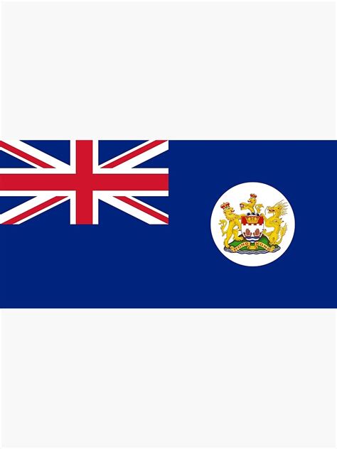 "Flag of British Hong Kong" Photographic Print by Dator | Redbubble