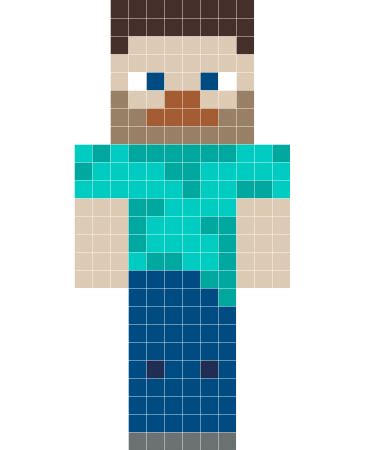 Minecraft Steve Pixel Art