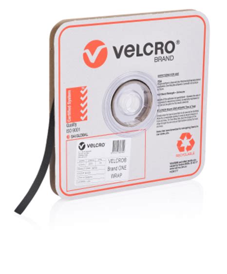 Velcro One Wrap Tape – Black – Kleenpack