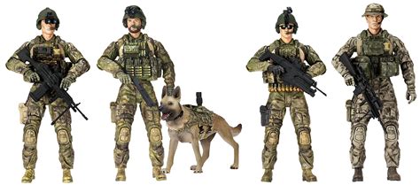 Buy Sunny Days Entertainment Elite Force Army Ranger Action Figures – 5 ...