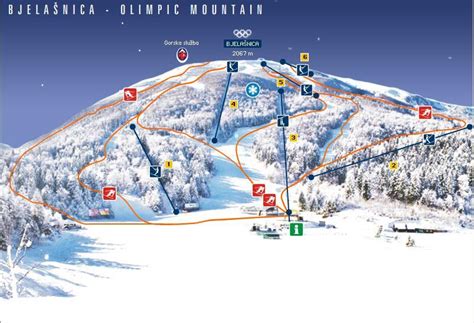 Bjelasnica Trail Map | OnTheSnow