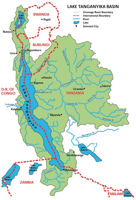 Lake Tanganyika Map