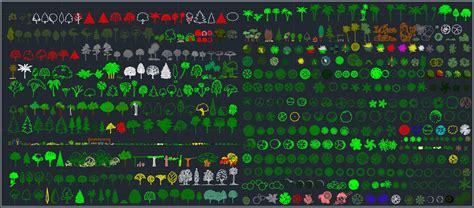 Trees and Plant CAD Block – Free CAD Block And AutoCAD Drawing