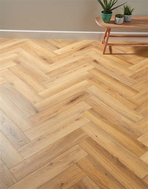 Herringbone - Bayside Oak Laminate Flooring | Flooring Superstore