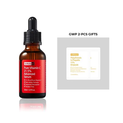 By Wishtrend Pure Vitamin C 21.5% Advanced Serum 30ml (GWP) Propolis 15 ...