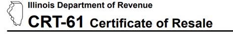 How to Get a Resale Certificate in Illinois