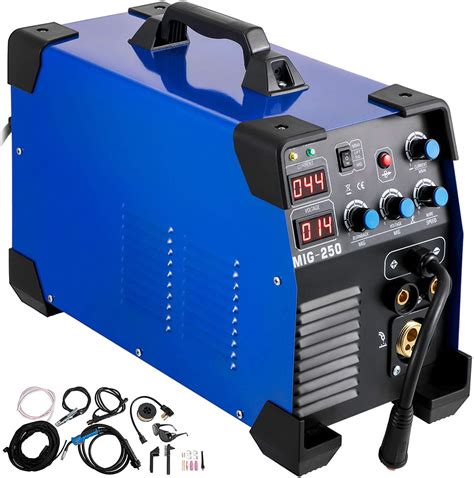 VEVOR MIG Welder 250 Amp MIG TIG Arc Welder 3 in 1 Welder Welding ...