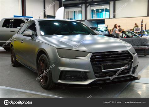 German Luxury Car Audi Royal Motor Show June 2018 Petersburg – Stock ...