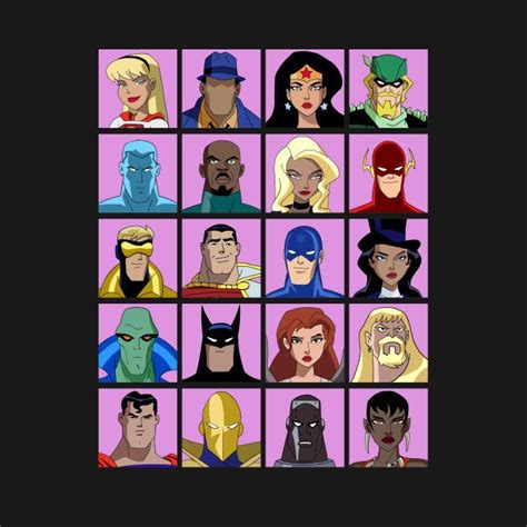 Heroes Justice League Unlimited | Justice league animated, Justice ...