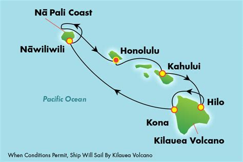 Hawaii Cruise Map