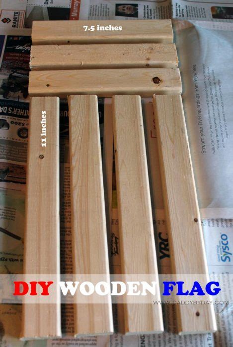 DIY Wooden Flag {to make with your kids} - Daddy by Day