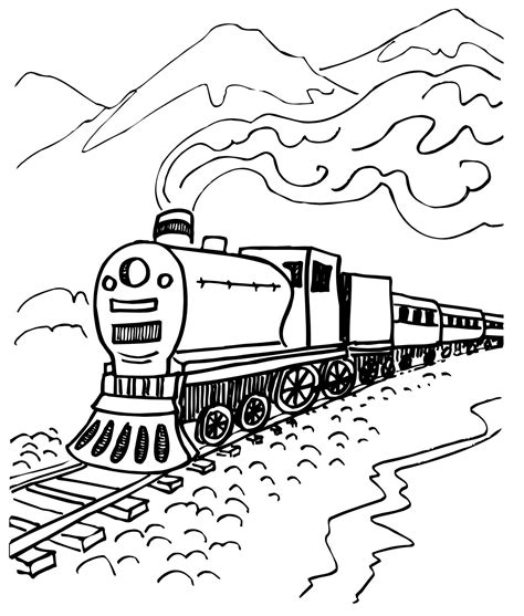 11 Amazing Steam Train Coloring Pages for Boys - Coloring Pages