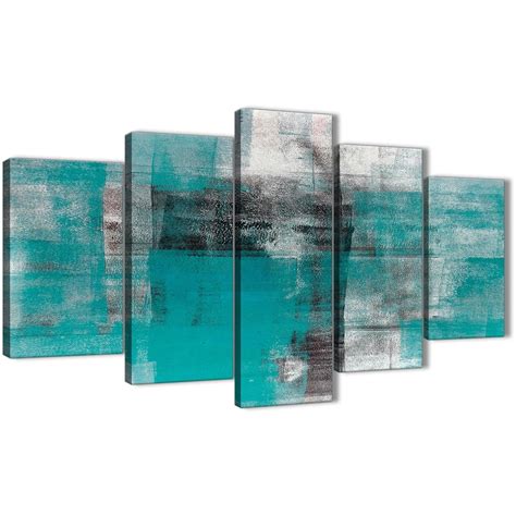 Top 20 of Oversized Teal Canvas Wall Art