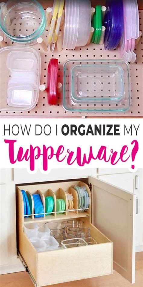 Organize Like a Pro: Budget-Friendly DIY Tupperware Organizer Hacks ...