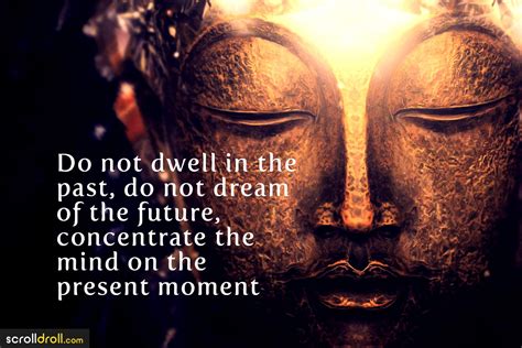 Buddha Past Present Future Quote - piecemoms