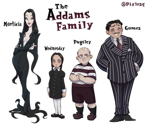 my uncle's family | Tumblr | Addams family cartoon, Family cartoon ...